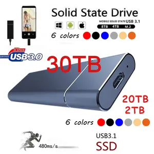 SSD Portable Solid State Drive 1TB Expansion Upgrade 4TB 2TB Portable Solid State Hard Drive external storage