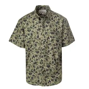 Backwoods Homestead Camo Button Down