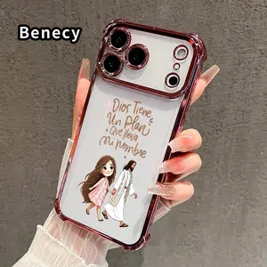4-Corner Shockproof Silicone Cellphone Cover - TPU Protection, Faith Plan Design, Aesthetic Fit, Gift-Ready Mobile Accessory, Compatible with iPhone X,XS,XS MAX,11,12,13,14,15,16,17