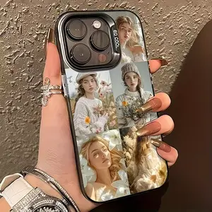 Five-grid photo custom phone case; personalized portrait collage protective cover; customizable design compatible with iPhone 11/12/13/14/15 Plus/16 Pro Max/17 Air/Pro/Pro Max; drop-resistant, non-slip creative phone case suitable for family, couples, pet