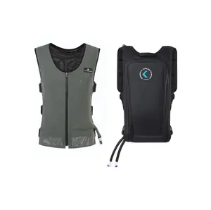 COMPCOOLER Backpack ICE Water Cooling System includes Mesh Liquid Cooling Vest and Self-Contained Backpack Circulation Unit with 3.0L Detachable Bladder and 7.4V Battery