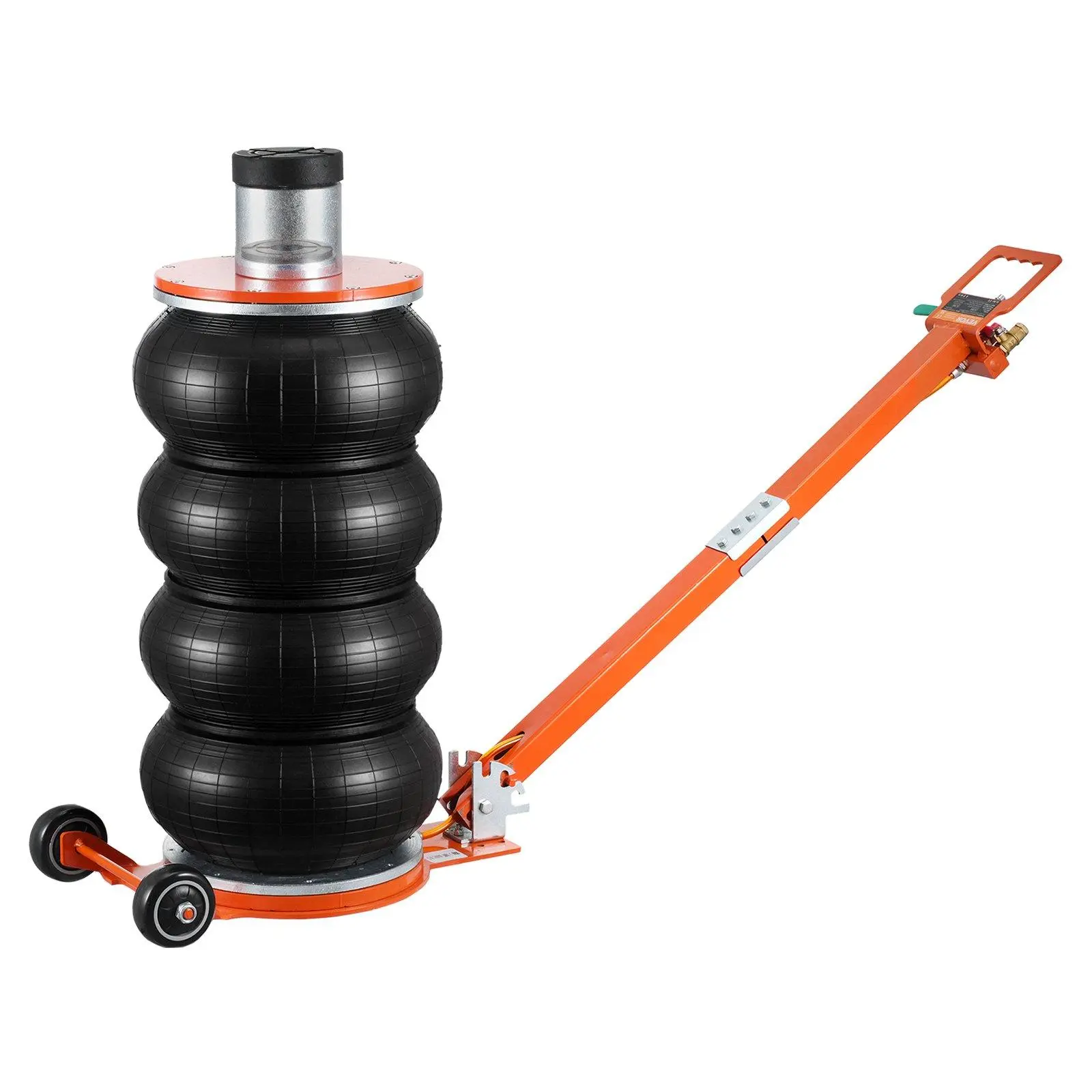 【summerfinds】VEVOR Quadruple Bag Air Jack, 6 Ton/13000 lbs Lift up to 26.5", with Heightened Column & Adjustable Handle, Thick Rubber Pad, 2-5 S Fast Lifting Pneumatic Jack for Car, SUV, Pickup Truck,father'sdaygifts,car accessories