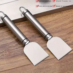 Stainless Steel Shovel Knife Multi-purpose Scraper Tile Flat Shovel Floor Glass Glue Removal Kitchen Refrigerator Cleaning Tool Shovel