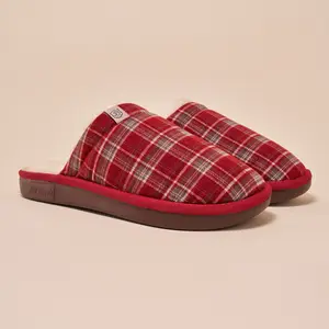 Essential Shearling - Red - Plaid