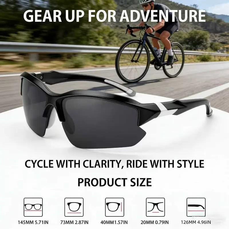 PineRise 4 Pack Polarized Sports Sunglasses for Men Women Rimless Anti Glare Windproof Lightweight Comfort Fit Eyewear for Running Fishing Golf Driving Cycling and All Outdoor Sports