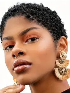 Human Hair Wig Women's Short Curly Hair Wig , Y2K Style Daily Casual Party Halloween Wig , 150% Density , 6 Inch Full Machine Made Wig, Glueless Human Wigs, Kinky Curly Wig, Afro Curly Wig