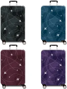 Airplane Travel Luggage Protector Cover, Business Trip Accessories, Versatile Travel Accessory, Suitable for 20-28 Inch Suitcases, Casual Style, All Seasons