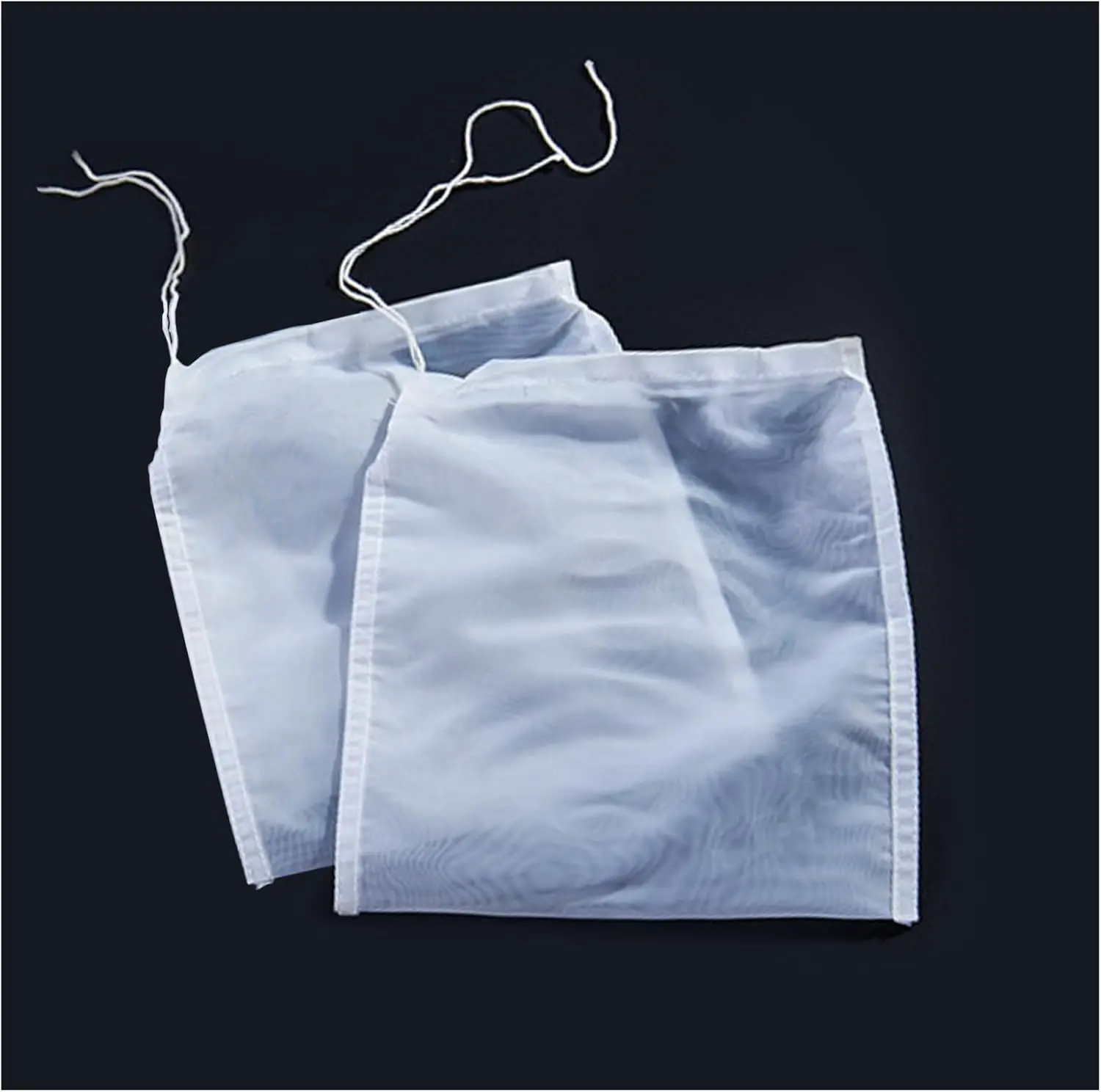 4 count Cloths Strainer, Grade Nylon Nut Bag Strainer, Cold Brew Coffee Cheese Cloths Strainer for Straining Fruit Juice,Nut Milk,Doufu,Coffee,Soup Etc (Bag strainer)