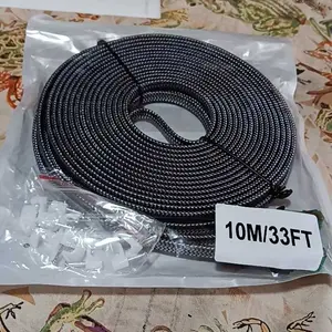 Cat 8 Ethernet Cable, High-Speed Braided 40Gbps 2000 MHz Network Cord, Heavy Duty LAN Cable for Gaming PC, PS5, Xbox, Modem and Router #GLOBAL PICKS