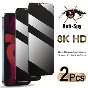 Full Cover Screen Protector with Tempered Glass for iPhone 16/15/14/13/12/11/X Series - Keep Your Phone Fingerprint Free!