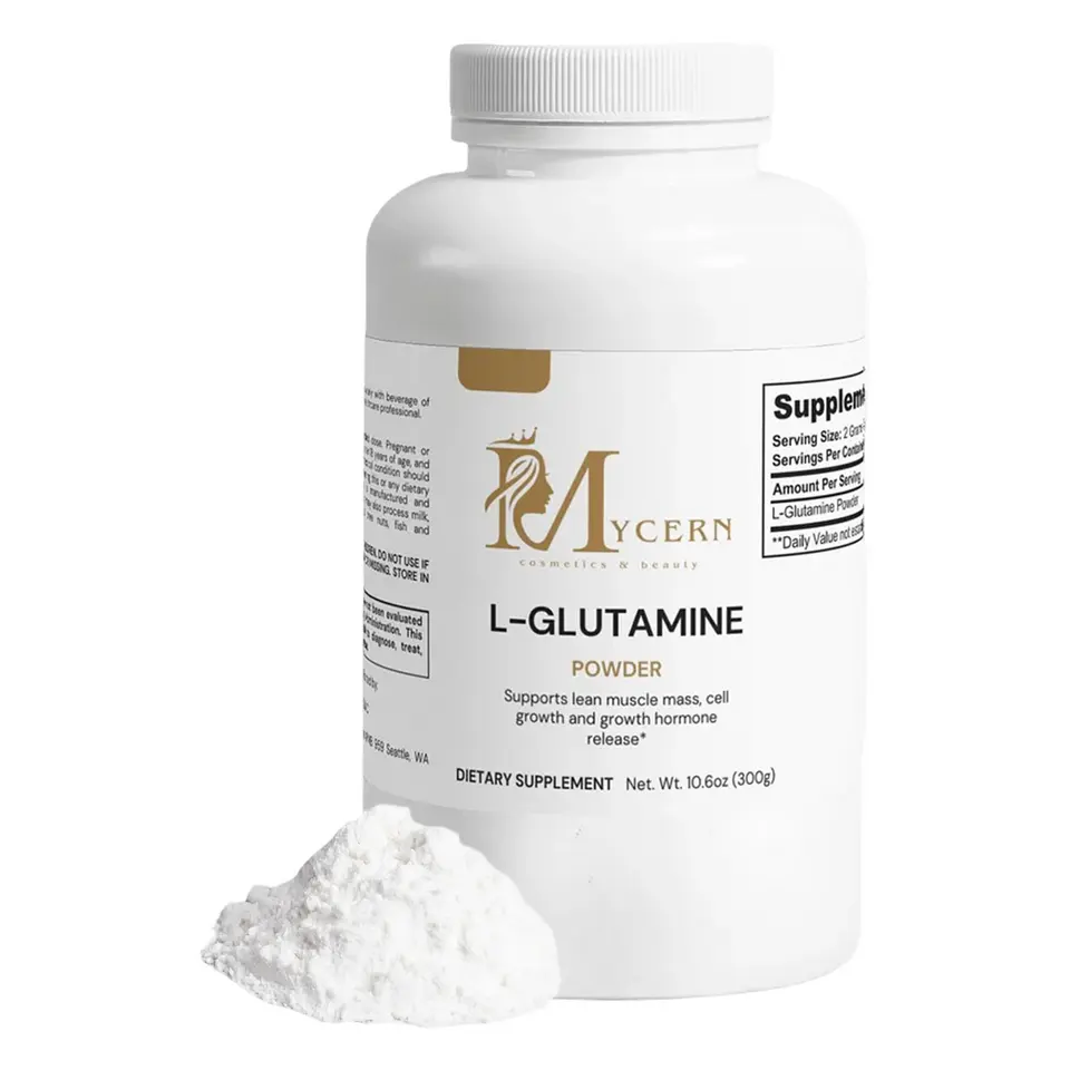 Mycern L-Glutamine Powder – Unflavored Amino Acid Supplement – 300g – Made in USA