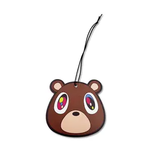 Graduation Bear Face Air Freshener