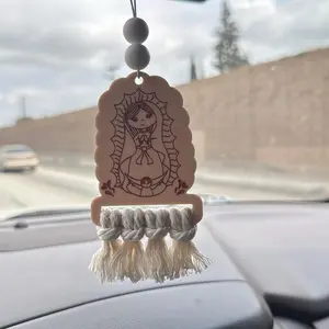 Virgencita Rear View Mirror Car Air Freshener/Hanger
