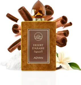 ADYAN Desert D'Arabie Extrait De Parfum 100 ML - Peach Blossom & Rose Scent with Cinnamon Cardamom Orange Blossom & Vanilla Notes