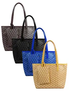 Y Pattern Large Capacity Tote Bag, Practical Shoulder Strap Wallet, Ideal for Street and Office Use, Stylish and Functional