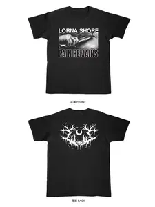 2025 Street Wear Lorna Shore Band Dead Core Rock Band American Loose Men's and Women's Brand T-shirts Summer Trend Retro Loose Fashion Comfortable Casual Streetwear
