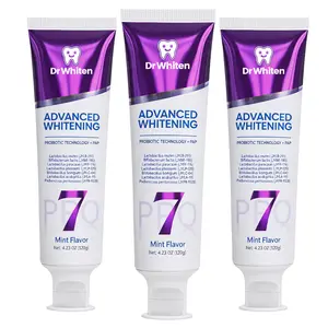 7 Pro Intense Whitening Toothpaste, Purple Whitening Formula with 7 Probiotics, Deep Enamel Repair, Fresh Breath, Daily Teeth Whitening Care