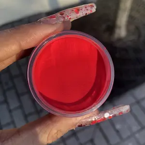1oz Acrylic Powder "Bright Red" - Pastel Color Powder Product