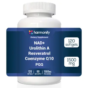 HARMONIFY Urolithin Blend Softgels – Cellular Wellness & Energy Support – 120 Softgels 60 Day Supply