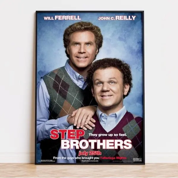 Step Brothers Movie Poster, High Quality Ready To Print