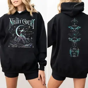 Velaris The Night Court Acotar 2 Sided Shirt, Velaris The Night Court Sweatshirt, Court Of Dreams Hoodie, Inner Circle Acotar Tee, Unisex Sweater Pullover Tee
