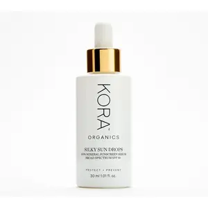 KORA Organics Silky Sun Drops 100% Mineral Sunscreen Serum Facial Skincare