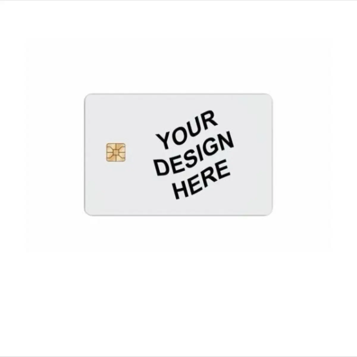 Customizable Photo Card Decal Sticker Set of 4