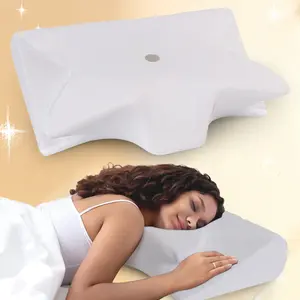 Memory Cotton Pillow, Pure Core, Requires Additional Pillowcase, Ergonomic Design, Provides Comfortable Support, Ideal for Sleep