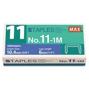 212 MAIN Mini Max HD-11FLKBK Stapler Refill, .25 In. Staples - 1-Pack of 1000, Office Accessories for Standard Office Use