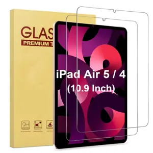 2 Pack HD Tempered Glass Screen Protector Tablet Protector for iPad Pro 13-Inch M4, iPad Air 13-Inch M3/m2, Anti-Scratch, Bubble-Free Installation