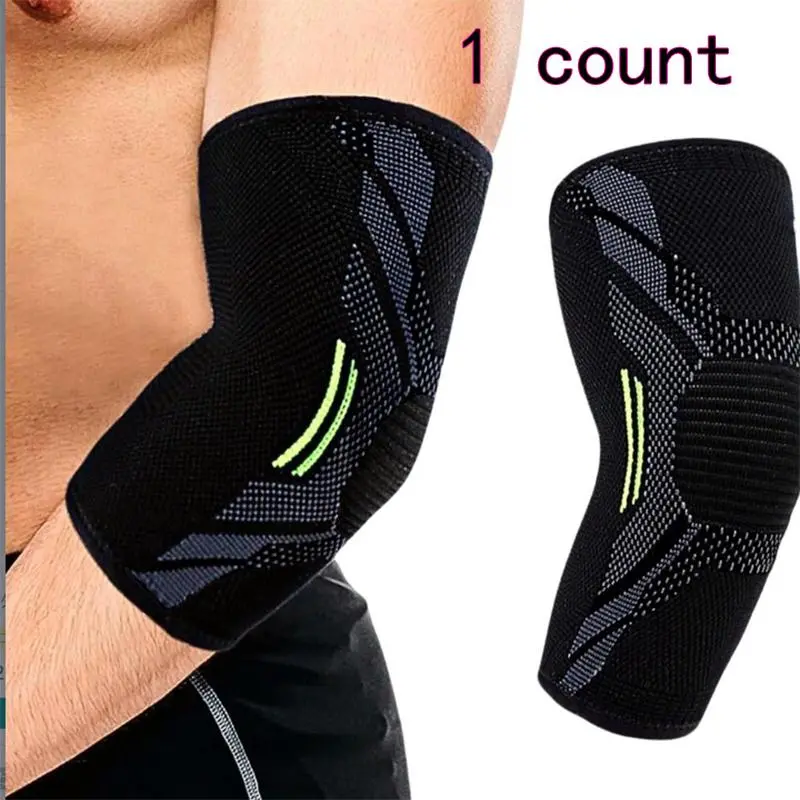 Elbow Support Brace, Golfers Elbow Brace, 1 Count Compression Support Elbow Band, Sports Elbow Support for Tennis and Golf, Ideal for Crossfit Activities, Elbow Guard