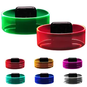 Micrency 8-Piece Magical LED Sparkling Bracelet Set - Unisex Festive Party Activity Supplies, 3 Flashing Modes, Ideal Gifts for Halloween, Birthday Celebrations (Abs-Enhanced Visual Effect)