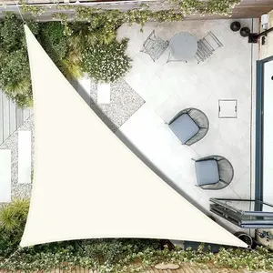 UV-Blocking Sunshade Sail, Right-Angle Triangle Awning for Backyard Patio Garden Outdoor Activities, Durable UV Protection Canopy