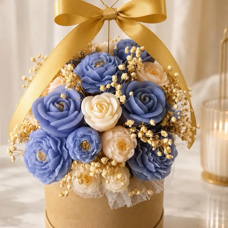 Flower bouquet, fresh hand-tied arrangement