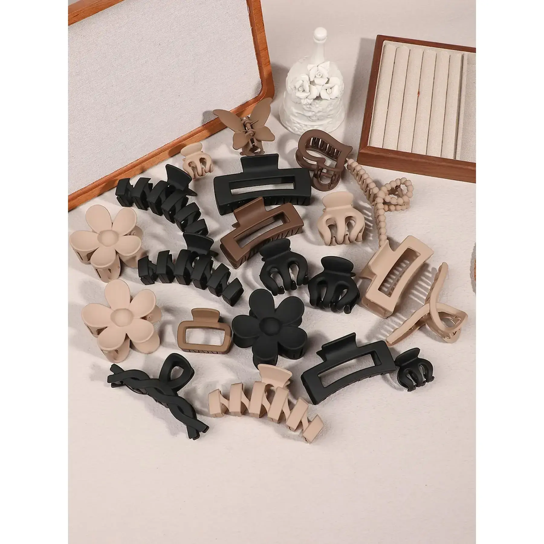 Vintage Style Hair Claws, Casual and Versatile Hair Accessories for Women, Minimalist Headwear Suitable for Thick Hair, Flower, Super Cute Clips Vintage Style Hair Claws, Casual and Versatile Hair Accessories for Women, Minimalist Headwear Suitable for Thick Hair, Flower, Super Cute Clips