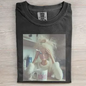 Comfort Colors Barbiecore Interesting T-Shirt, Funny Pink Meme Graphic Tee, Y2K Barbiecore Aesthetic Shirt, Trendy Comfort Colors Unisex Tee