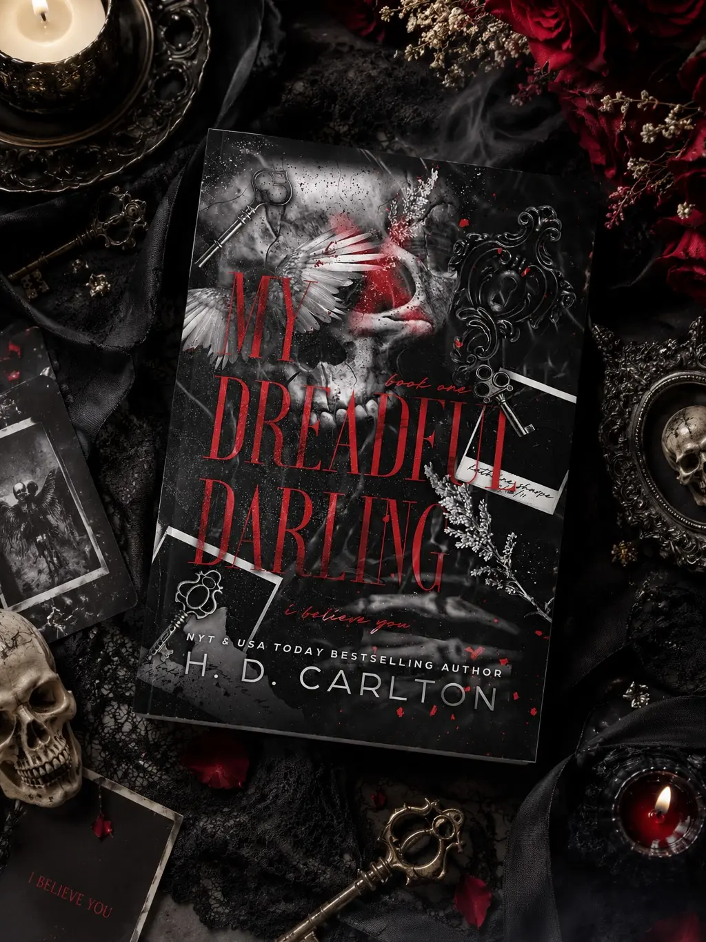 My Dreadful Darling by H.D. Carlton – Dark Romance Thriller Book, Gothic Suspense Novel, BookTok Favorite, Paperback Novel