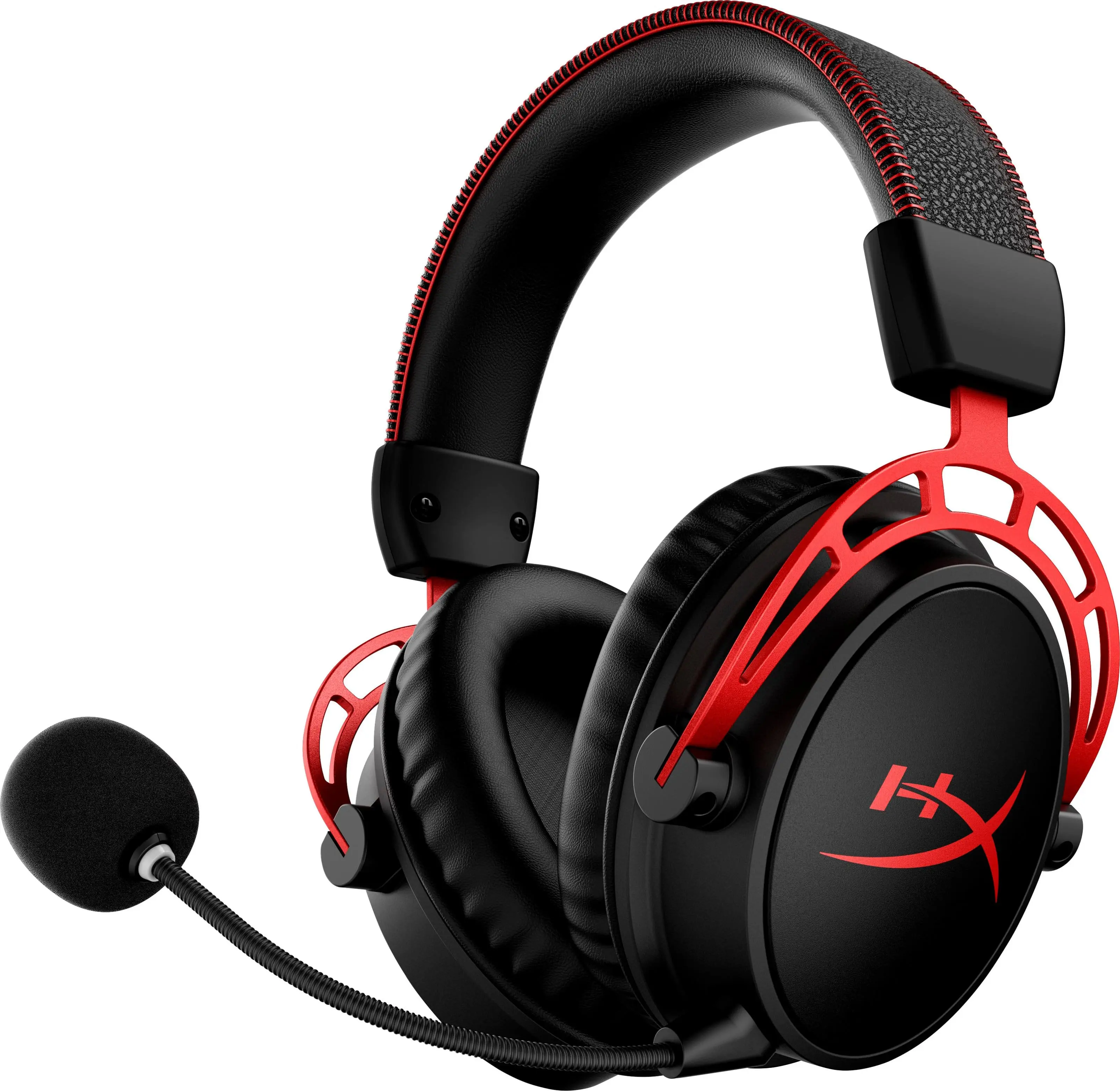 HyperX - Cloud Alpha Wireless Gaming Headset for PC, PS5, and PS4 - BlackRed