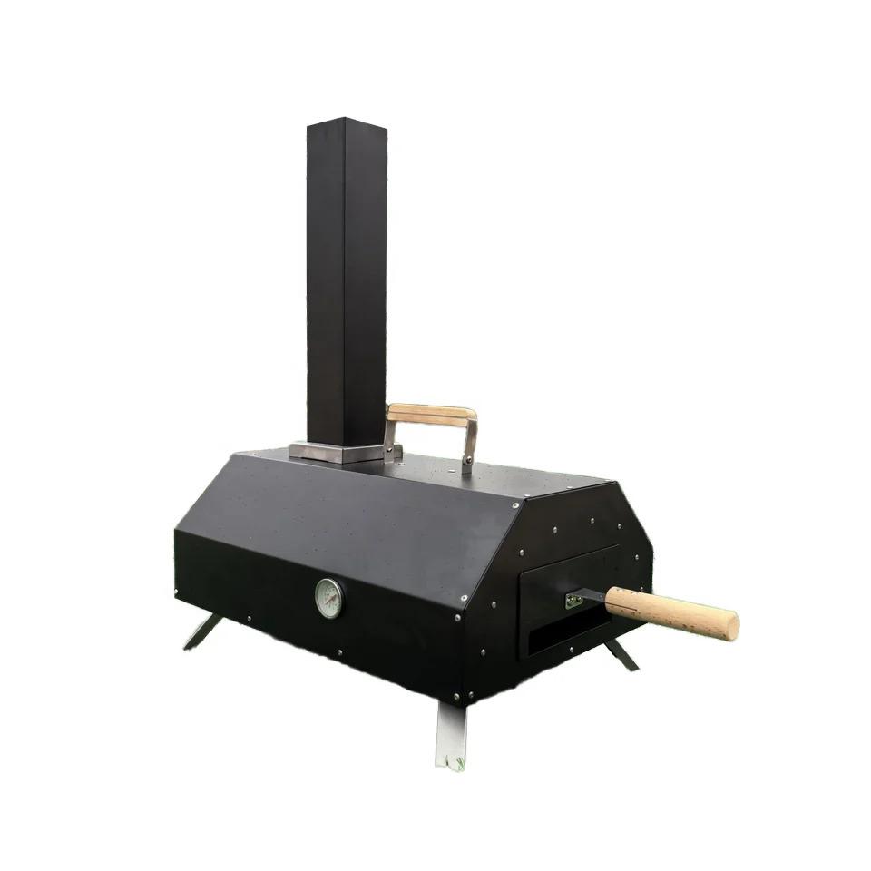 Modern Outdoor Portable BBQ Grill Pizza Oven Iron Pellet with Powder Coating for Camping and Gardening