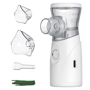 Compact Portable Nebulizer, Mesh Nebulizer, Cleaning Handheld Nebulizer for Adults, Kids and Children with Respiratory Problems, for Home, Office, Outdoor Travel and Household Use