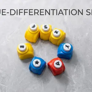 Hand embosser set Multi functional creative punch DIY hand account collage Paper Cuttings clip art stationery tool