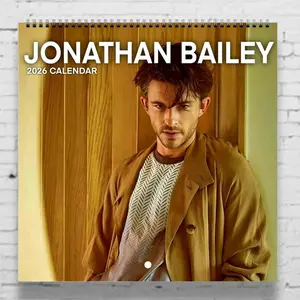 Jonathan Bailey 2026 Calendar | 2026 Wall Calendar | Bridgerton | Wicked | Bridgerton Gift | Wicked Movie | Gift for Fans