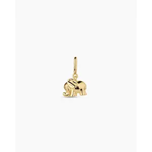 gorjana – Elephant Parker Charm – 18K Gold-Plated Elephant Charm – Personalized Jewelry