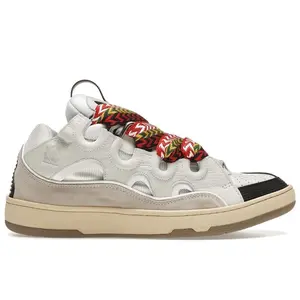 Lanvin Men's Leather Curb White Ivory, from StockX