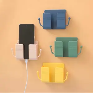 Soporte Multifuncional Autoadhesivo de Pared para Teléfono Móvil