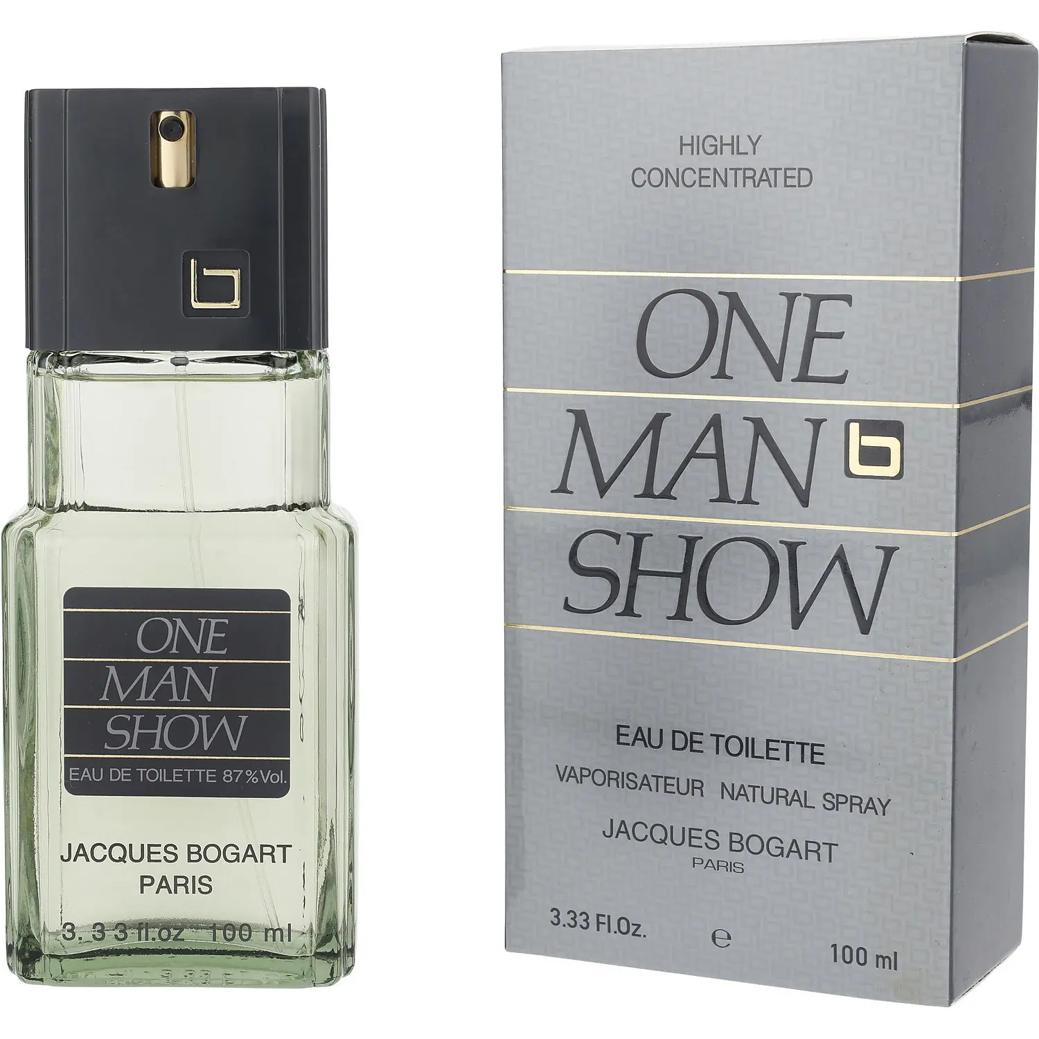 One Man Show Set-Edt Spray 3.3 Oz & Aftershave Balm 0.10 Oz Mini For Men