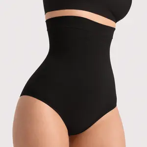Shapermint High-Waisted Shapewear Panty with Seamless Design & Anti-slip Silicone Strip Fabric Compression Smooth Womenswear