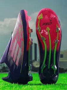 Unisex Professional Soccer Cleats Football Boots for Men Youth Students, Long-Stud Design, Durable Comfortable Sports Footwear for Indoor Outdoor Training Match Competition, Soccer Shoes, Football Field Boots