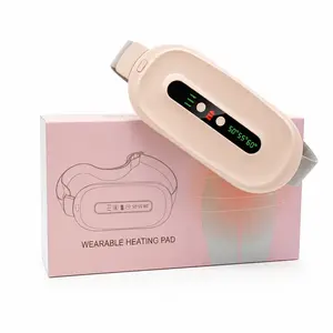 2026 New Portable Cordless Heating Pad for Period Cramps - Fast-Heat Electric Belly Wrap with 3 Heat Settings, 3 Massage Modes, Women's Menstrual Pain Relief Warmer Party Gift