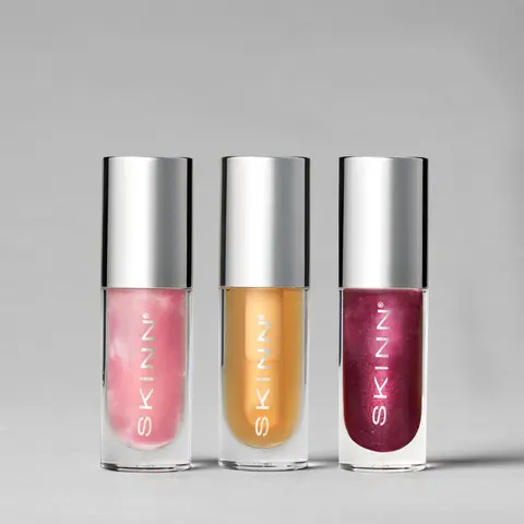 SKINN Cosmetics: Divine Elixir Luminous Lip Oil Trio - Holiday Edition